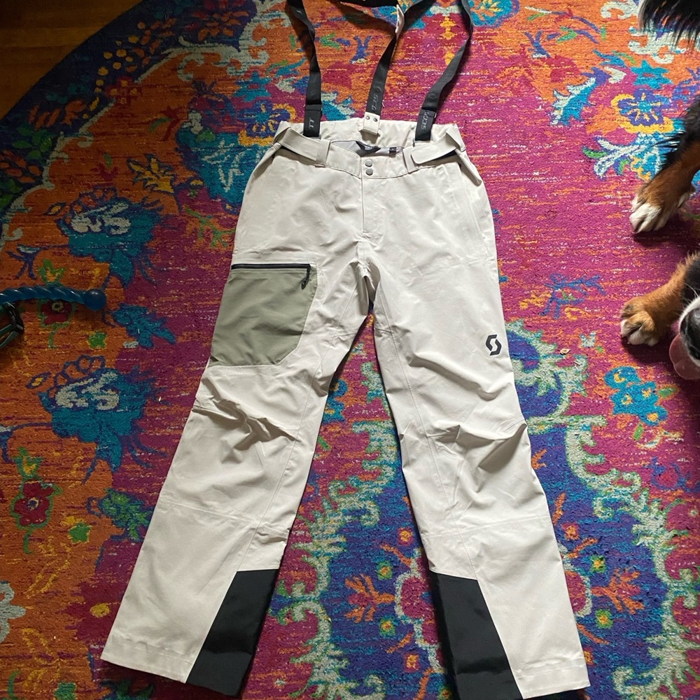Scott dust WhiteMen's ski Pants